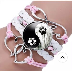 Multilayered Paw Print Bracelet